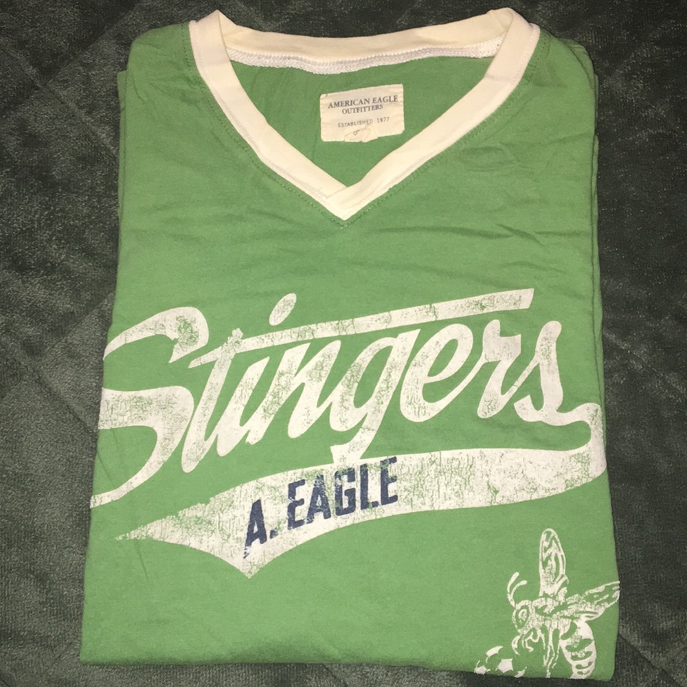 SHORT SLEVE V-NECK TEE M